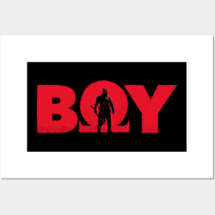 BOY (red) Posters and Art